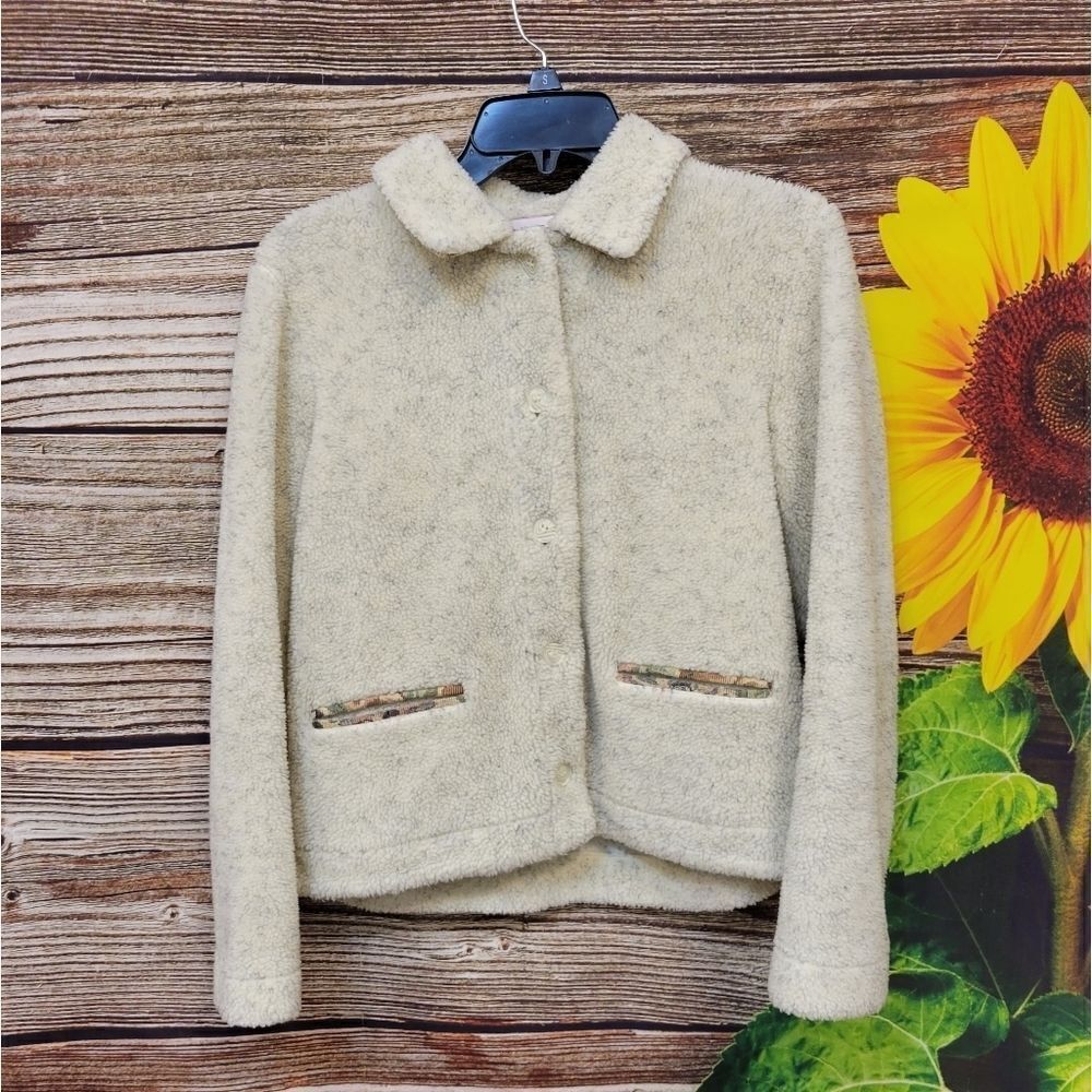 Cambridge Country long sleeve jacket wool look small Pre-owned